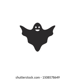 Set of scary ghost logo vector icon illustration design