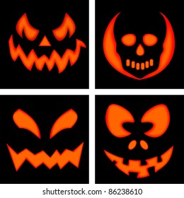 Pumkin Face Images Stock Photos Vectors Shutterstock - halloween pumpkin face roblox