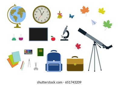 Set of the school attributes