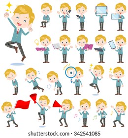 A set of school girl with digital equipment such as smartphones.
There are actions that express emotions.
It's vector art so it's easy to edit.