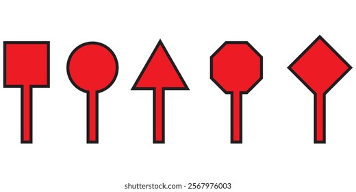 Set of school signs zone vector. Pedestrian. Road and Traffic signs. School zone warning symbol. design eps 10 