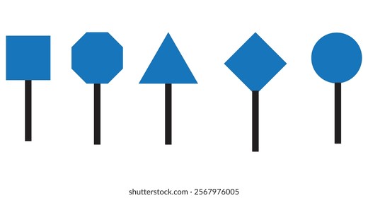 Set of school signs zone vector. Pedestrian. Road and Traffic signs. School zone warning symbol. design eps 10 