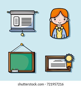 set school tools education to learn