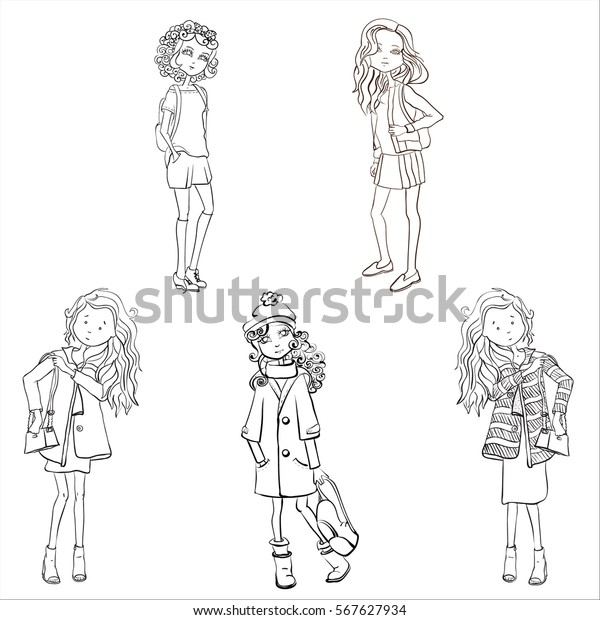 58+ Schoolgirl Coloring Book Free