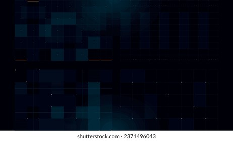 Set of Sci Fi Modern User Interface Elements. Futuristic Abstract HUD. Good for game UI. Vector Illustration EPS10