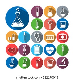 Set Of Science Icons