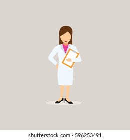Set of Scientist Character Design Vector