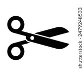 Set of Scissors icon collection. Cut lines with scissors signs. Vector Illustration.