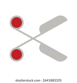 Set of Scissors icon collection. Cut lines with scissors signs. Vector Illustration.Scissors icon. 