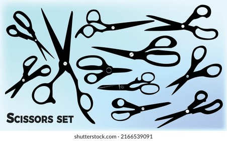 SCISSORS-Set, personalisierte Friseurschere 