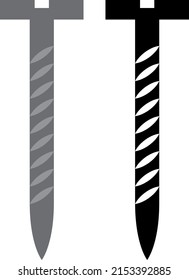 un conjunto de iconos de tornillo