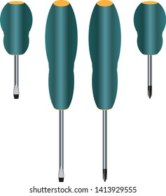 Set of screwdriver 4 pcs