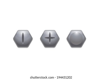 set of screws 