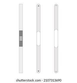 Set of scrollbars vector symbol set. Scroll bar vector design element 