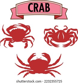 Set of sea animals icon