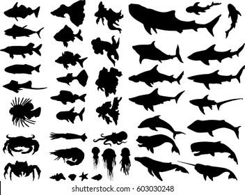 1,141 Tiger Fish Silhouette Images, Stock Photos & Vectors | Shutterstock