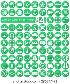 Set of sea icons