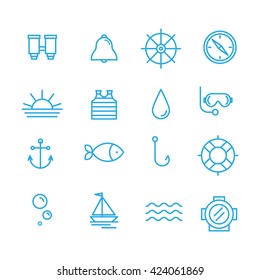 Set sea icons