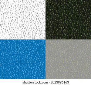 A set of seamless abstract patterns