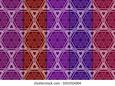 Set of seamless ART DECO pattern with hand drawn texture. Ornament for interior design, greeting cards, birthday or wedding invitations, fabric print. VECTOR