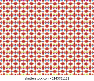 set seamless background with hearts