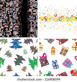 Set seamless backgrounds