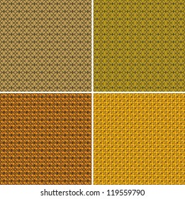 set of seamless backgrounds with ornaments