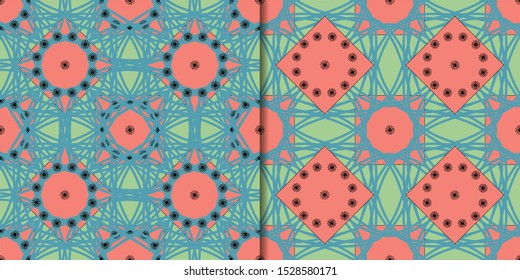 Set of seamless geometric pattern. Abstract texture designs can be used 
for backgrounds, fabrics, gift wrapping, templates.