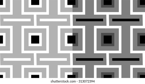 Set of seamless geometric patterns