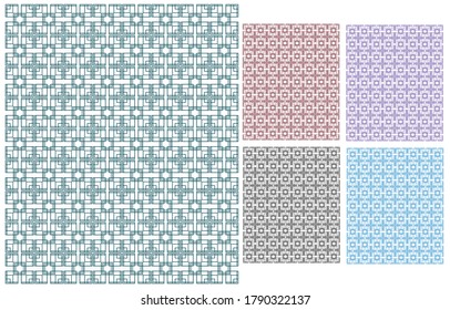 Set of seamless geometric patterns Seamless Geometric Pattern Images Abstract geometric pattern background