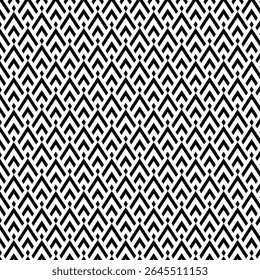 set of seamless geometric patterns, Vshaped elements, small black diamond shapes, repeating pattern, Chevron, Vshapes, Staggered Rows, Diamond Fillers, Monochromatic, upward or undulating direction, 