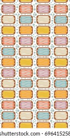 A set seamless pattern of different types of soap for hands, body, home. Cleaning, washing. Different colors, soap bubbles, hard handmade soaps. Clean care vector.