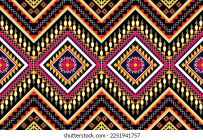 Set Seamless pattern with geometric abstract pattern elements. Floral shapes.design for background or wallpaper.tribal pattern vector seamless.Ethnic fabric texture.art print.for home textile