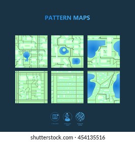 a set of seamless pattern map