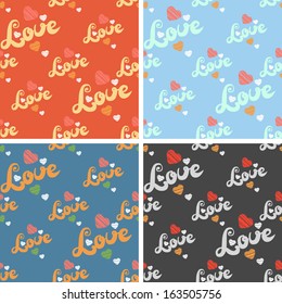 Set of seamless patterns