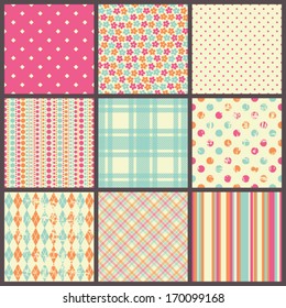 set of seamless patterns