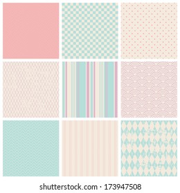 set of seamless patterns