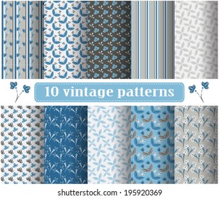 Set of seamless patterns
