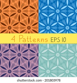 Set of seamless patterns
