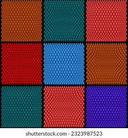 Set of seamless, цветной мозаики, patterns