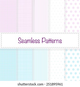 Set of seamless patterns