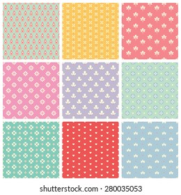 set of seamless patterns