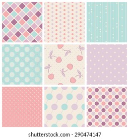 set of seamless patterns