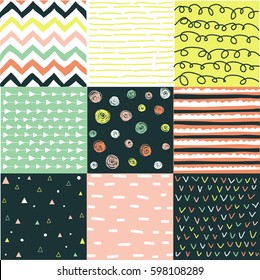 Set of seamless patterns