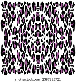 Set of seamless patterns for animals. Mammal skin. Printed skin collection. Predator camouflage. Cheetah Giraffe Zebra Leopard Holstein Cattle Jaguar Snake. Printable background. Vector illustration.
