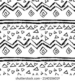 A set of seamless patterns with brushstrokes, , vector graphics.