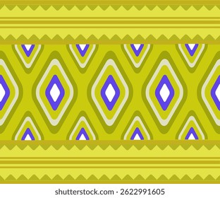 set of seamless patterns with geometric patterns, bold geometric diamond pattern with bright color background, modern minimal stylish seamless pattern, tribal inspired.minimalist geometric pattern wit