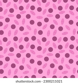 A set of seamless patterns of tablets, pills, pixels 1000x1000. Vector graphics