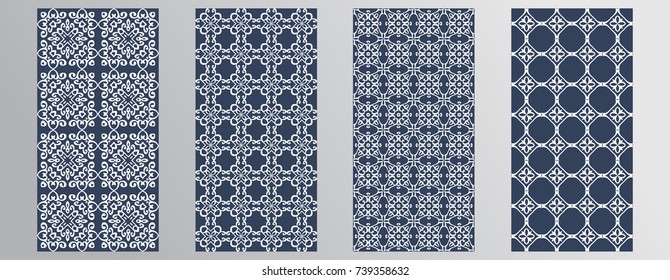 Set seamless patterns (tiling). Modern design texture. Endless texture can be used for wallpaper, pattern fills, web page background, surface textures. Eps10 vector.