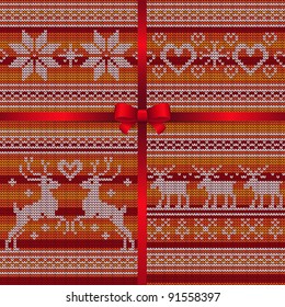 Set of seamless patterns in traditional style